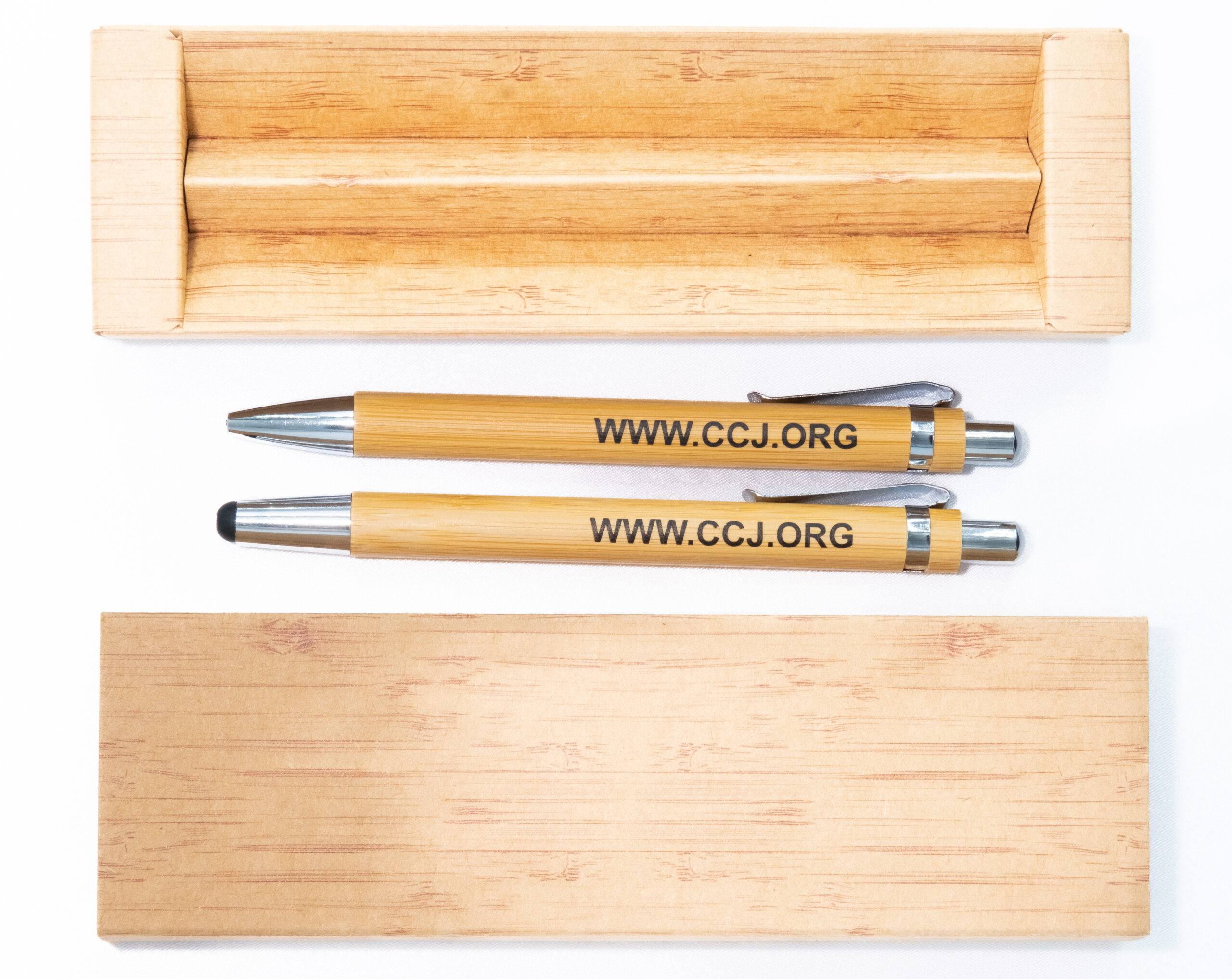 Bamboo Pen and Pencil Set - Image 3