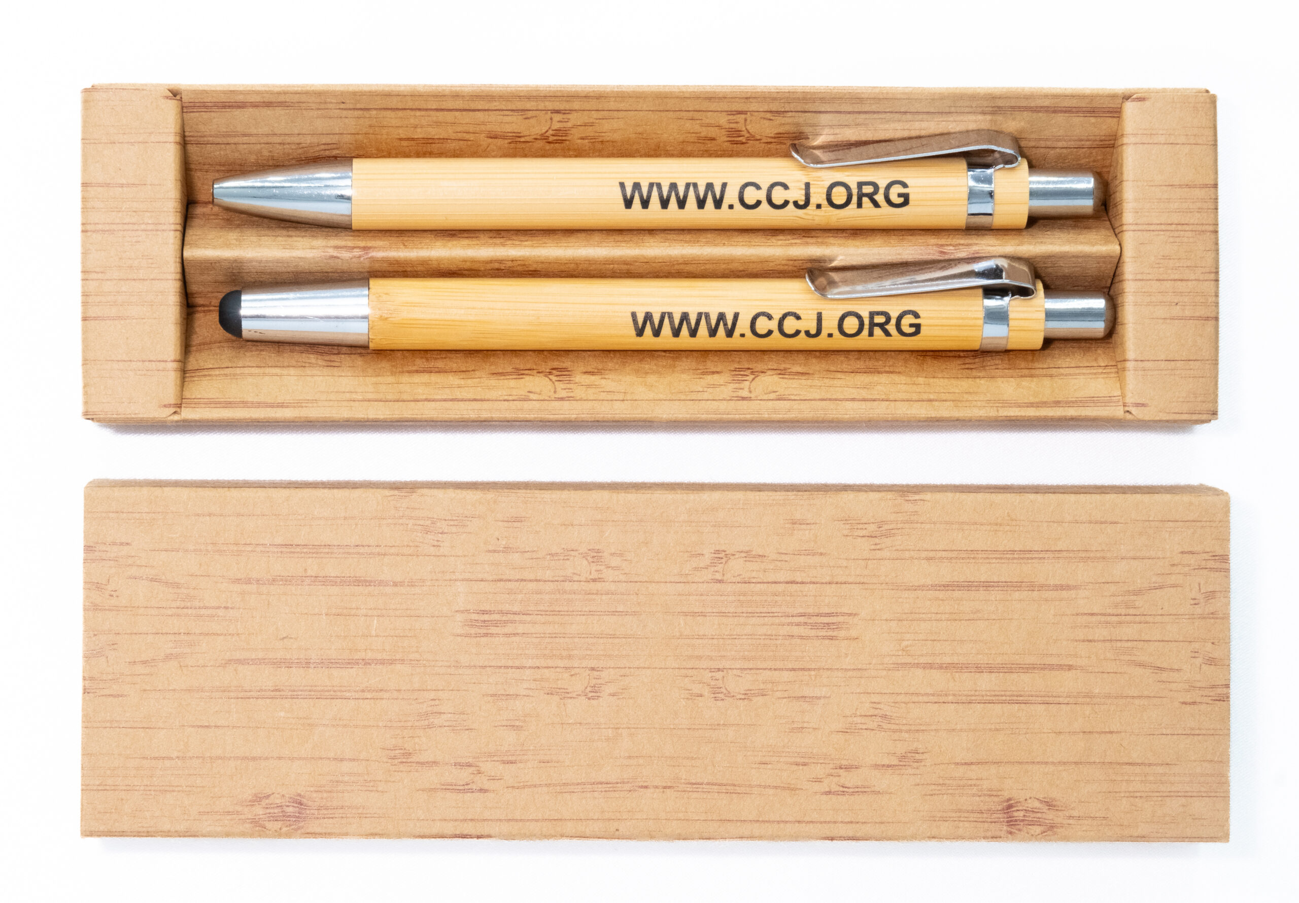 Bamboo Pen and Pencil Set - Image 2