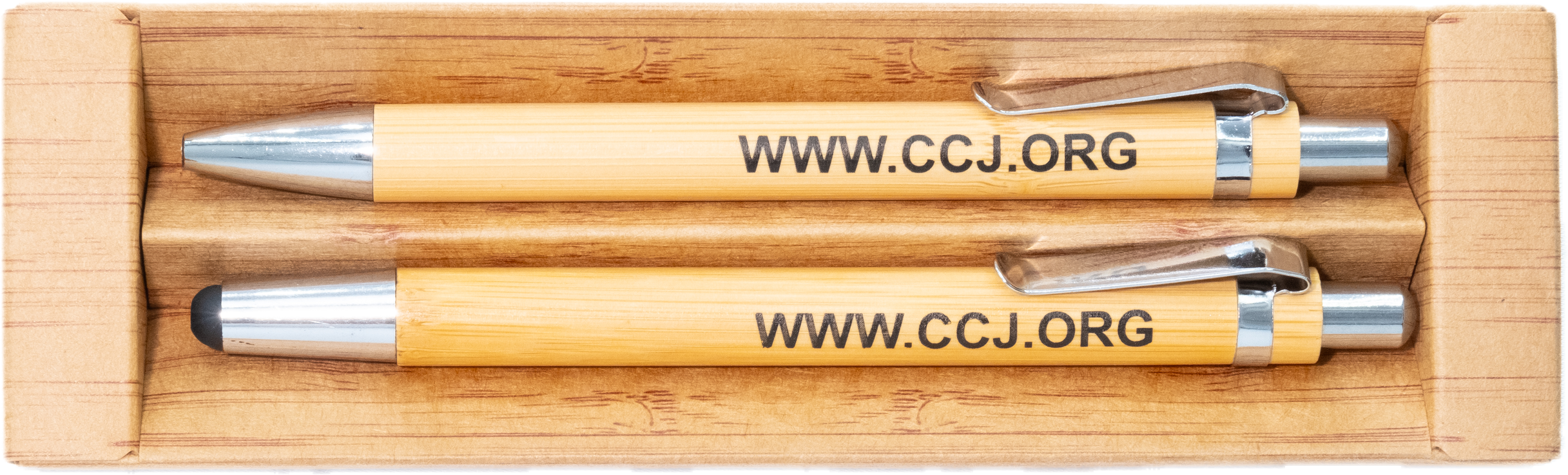 Bamboo Pen and Pencil Set - Image 4