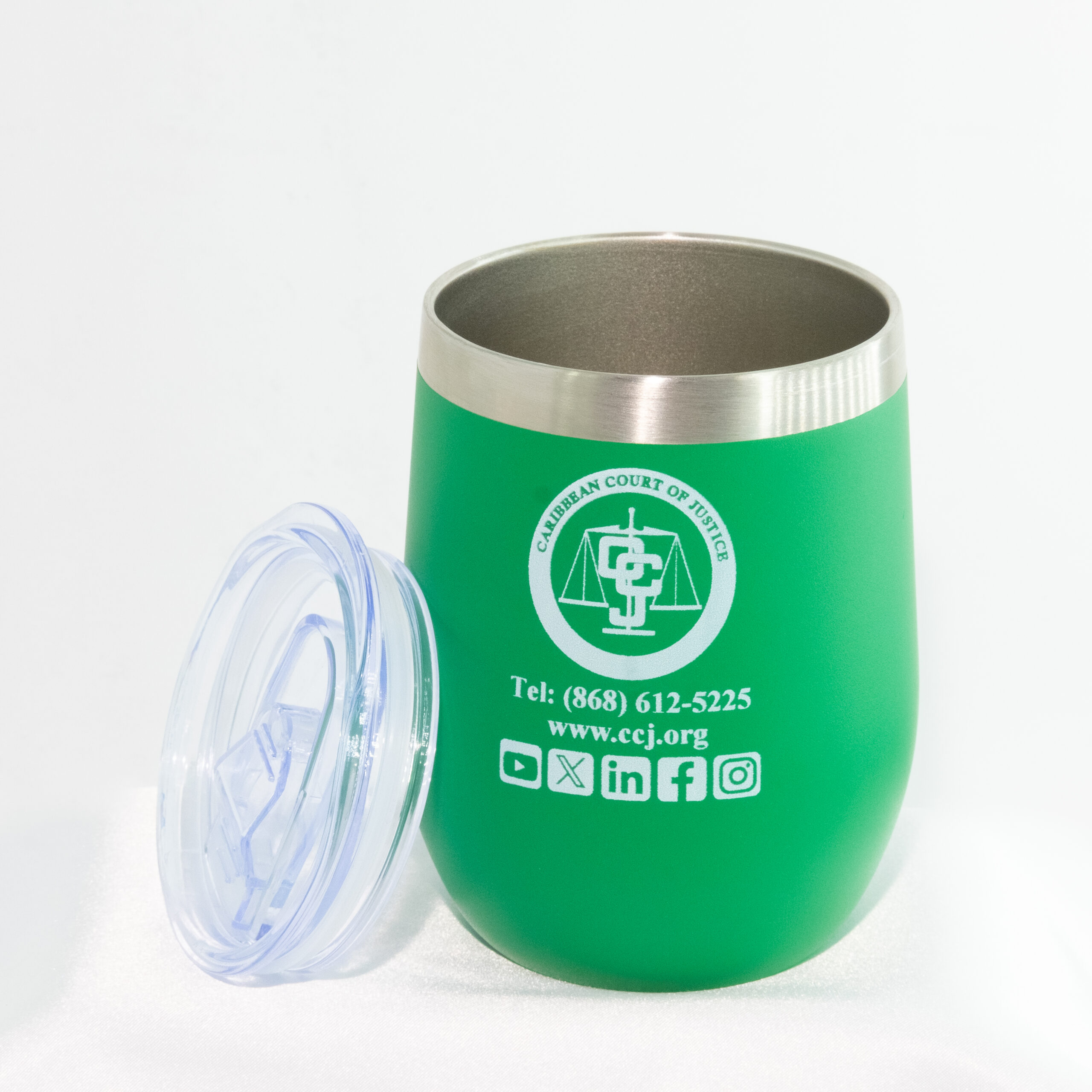 Stemless Wine Cup (Green) - Image 3