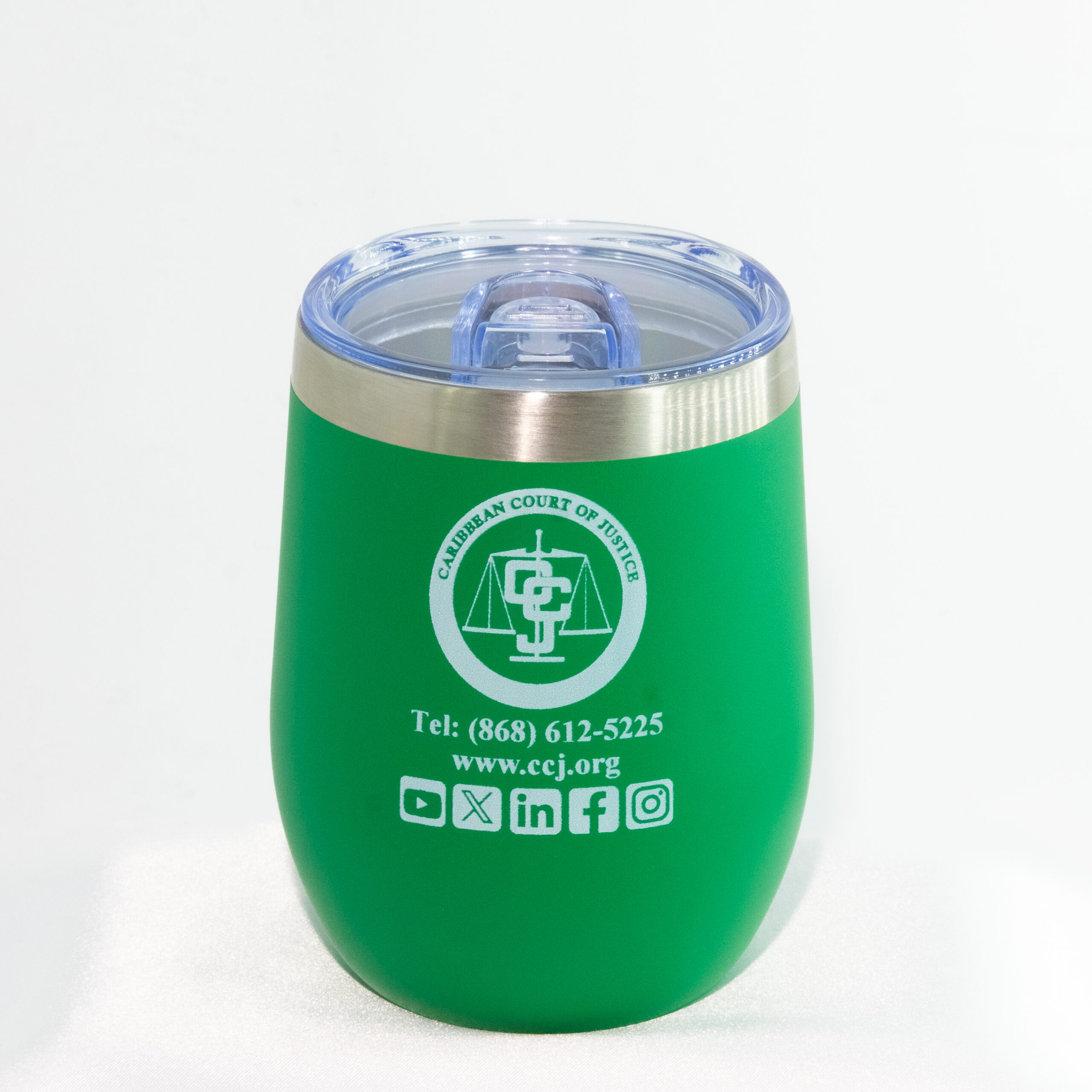 Stemless Wine Cup (Green) - Image 2
